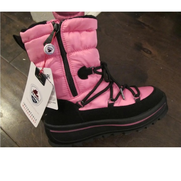 Toddler girls Pajar Tirana pink insulated snow boots NEW EUR 35 or US 3 - Picture 2 of 11